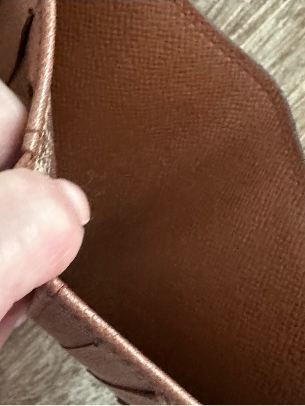 Louis Vuitton Monogram Coated Canvas Unisex Wallet in Brown and Tan - Picture 9 of 12